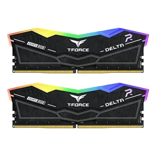 TEAMGROUP T-Force Delta RGB 48 GB - 2 x 24GB, DDR5 288-pin DIMM, 7600MT/s, CL36, Black color