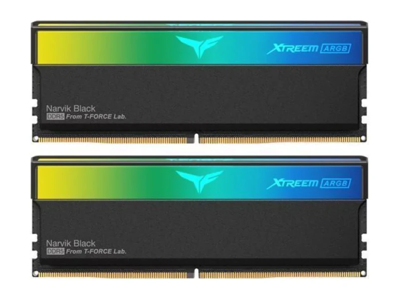 TEAMGROUP Xtreem ARGB 32 GB - 2 x 16GB, DDR5 288-pin DIMM, 8000MT/s, CL38, Black color - Featured Image