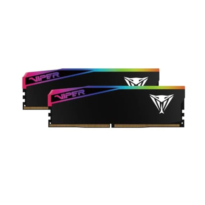 Patriot Viper Elite 5 Ultra RGB 32 GB - 2 x 16GB, DDR5 288-pin DIMM, 6400MT/s, CL32, Black color - Featured Image