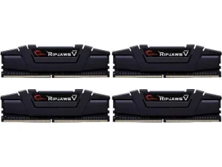 G.Skill Ripjaws V 64 GB - 4 x 16GB, DDR4 288-pin DIMM, 3600MT/s, CL16, Black color