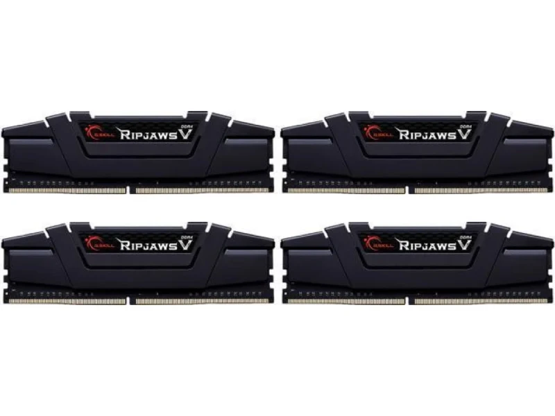 G.Skill Ripjaws V 64 GB - 4 x 16GB, DDR4 288-pin DIMM, 3600MT/s, CL16, Black color - Featured Image