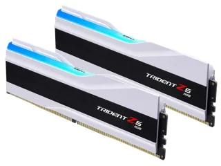 G.Skill Trident Z5 RGB 48 GB - 2 x 24GB, DDR5 288-pin DIMM, 8000MT/s, CL40, White / Black color
