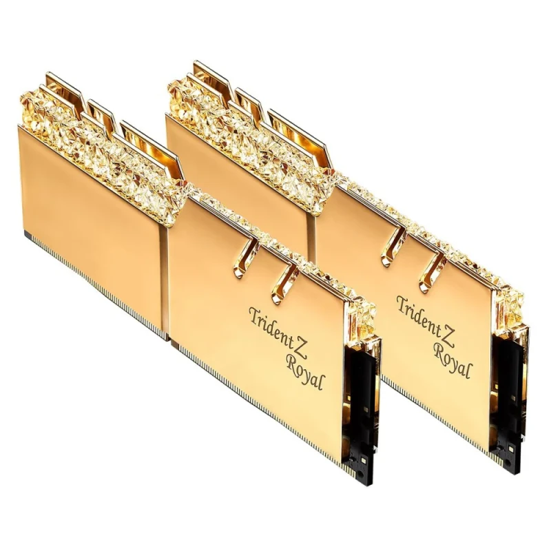 G.Skill Trident Z Royal 16 GB - 2 x 8GB, DDR4 288-pin DIMM, 4000MT/s, CL15, Gold color - Featured Image