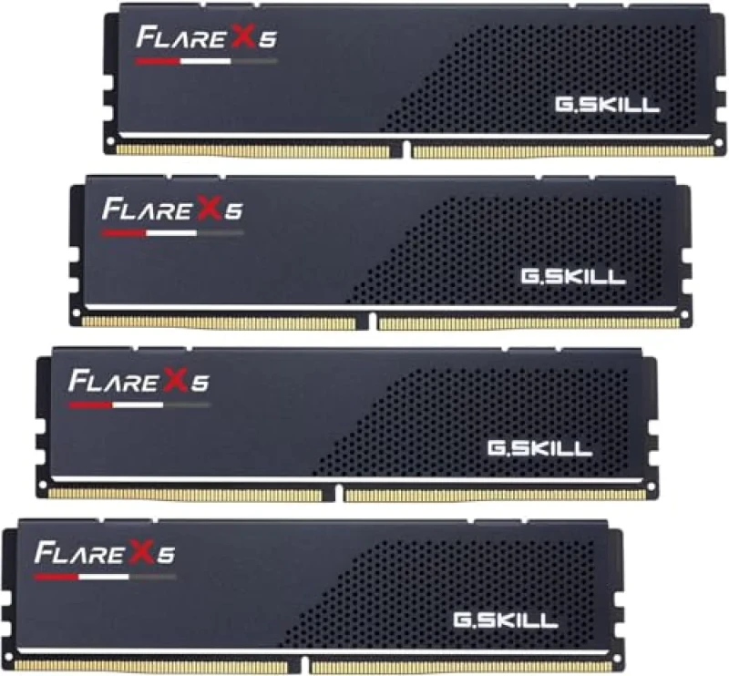 G.Skill Flare X5 256 GB - 4 x 64GB, DDR5 288-pin DIMM, 6000MT/s, CL34, Black color - Featured Image