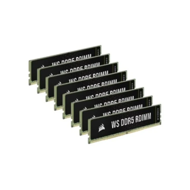 Corsair WS 128 GB - 8 x 16GB, DDR5 288-pin DIMM, 5600MT/s, CL40, Black / Green color - Featured Image
