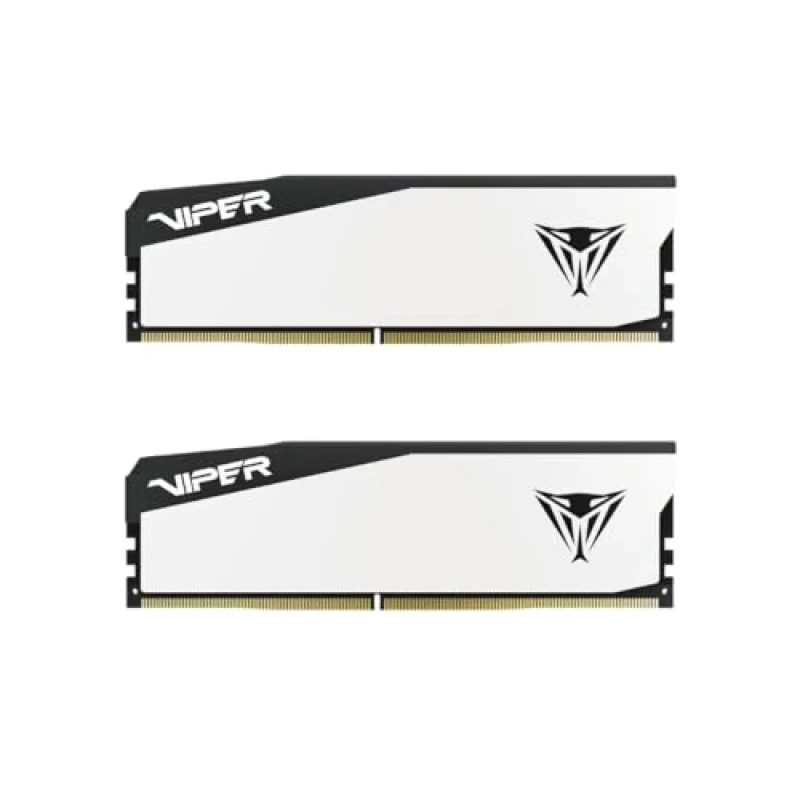 Patriot Viper Elite 5 32 GB - 2 x 16GB, DDR5 288-pin DIMM, 6400MT/s, CL32, White color - Featured Image