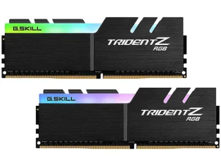 G.Skill Trident Z RGB 16 GB - 2 x 8GB, DDR4 288-pin DIMM, 4400MT/s, CL18, Black color