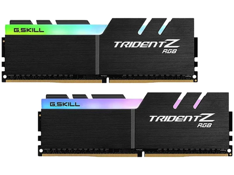 G.Skill Trident Z RGB 16 GB - 2 x 8GB, DDR4 288-pin DIMM, 4400MT/s, CL18, Black color - Featured Image