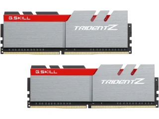 G.Skill Trident Z 16 GB - 2 x 8GB, DDR4 288-pin DIMM, 4133MT/s, CL19, Silver / Red color