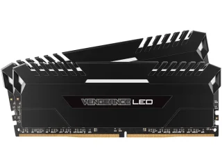 Corsair Vengeance LED 32 GB - 2 x 16GB, DDR4 288-pin DIMM, 3333MT/s, CL16, Black color