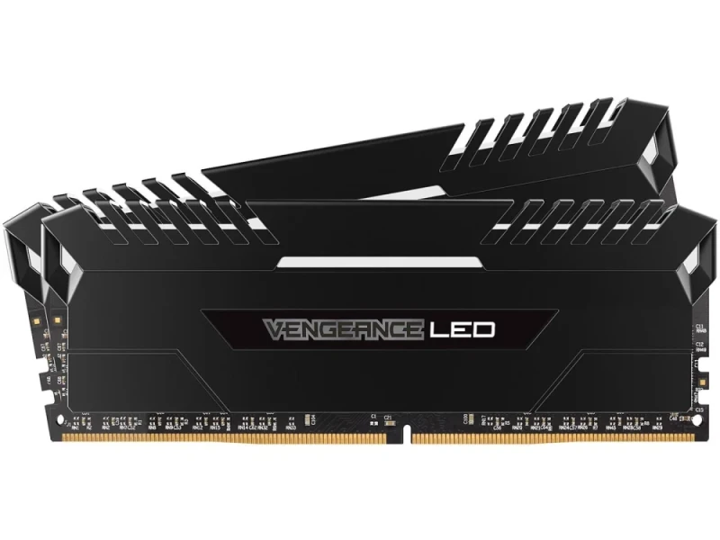 Corsair Vengeance LED 32 GB - 2 x 16GB, DDR4 288-pin DIMM, 3333MT/s, CL16, Black color - Featured Image