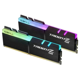 G.Skill Trident Z RGB 32 GB - 2 x 16GB, DDR4 288-pin DIMM, 4000MT/s, CL19, Black color