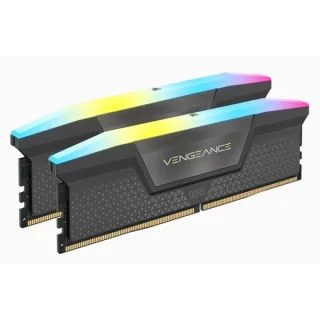 Corsair Vengeance RGB 64 GB - 2 x 32GB, DDR5 288-pin DIMM, 5600MT/s, CL36, Gray color