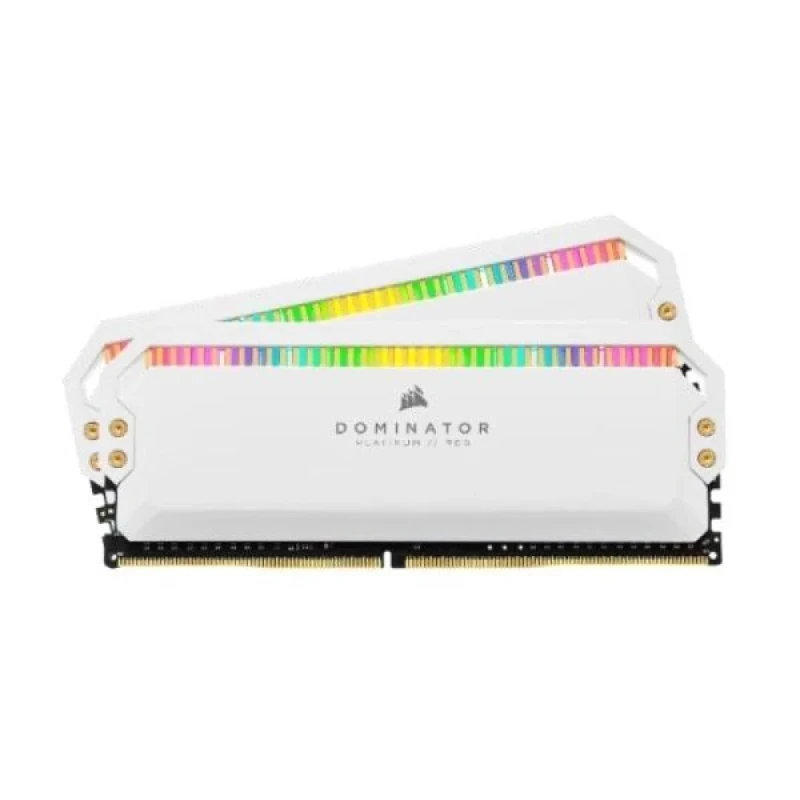 Corsair Dominator Platinum RGB 16 GB - 2 x 8GB, DDR4 288-pin DIMM, 3200MT/s, CL18, White color - Featured Image