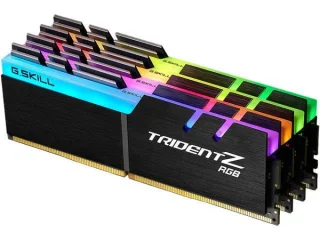 G.Skill Trident Z RGB 32 GB - 4 x 8GB, DDR4 288-pin DIMM, 4000MT/s, CL17, Black color