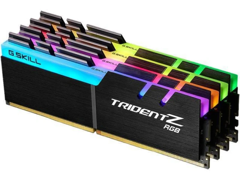G.Skill Trident Z RGB 32 GB - 4 x 8GB, DDR4 288-pin DIMM, 4000MT/s, CL17, Black color - Featured Image