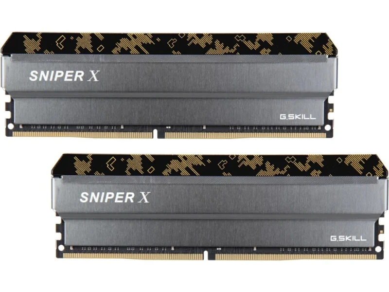 G.Skill Sniper X 32 GB - 2 x 16GB, DDR4 288-pin DIMM, 3200MT/s, CL16, Black / Camo color - Featured Image