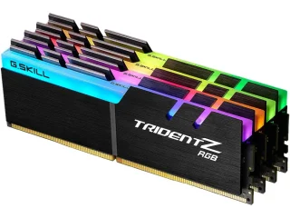 G.Skill Trident Z RGB 32 GB - 4 x 8GB, DDR4 288-pin DIMM, 4133MT/s, CL17, Black color