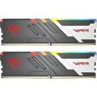 Patriot Viper Venom RGB 32 GB - 2 x 16GB, DDR5 288-pin DIMM, 6600MT/s, CL40, Black / White color
