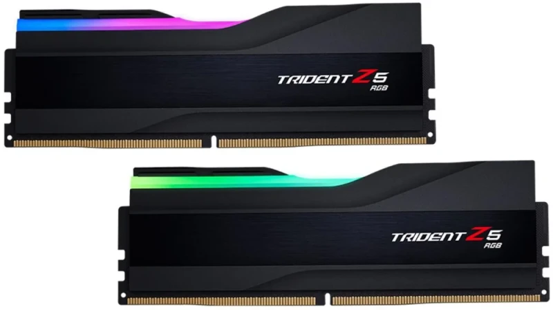 G.Skill Trident Z5 RGB 32 GB - 2 x 16GB, DDR5 288-pin DIMM, 5600MT/s, CL36, Black color - Featured Image