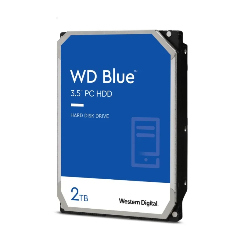 Western Digital Blue - 2 TB 7200 RPM, SATA 6.0 Gb/s, 3.5", 256 MB Cache memory - Featured Image