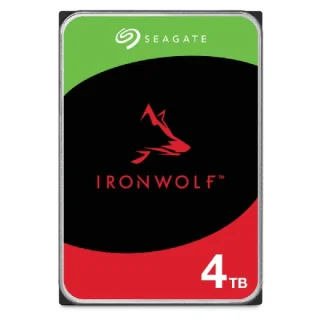 Seagate IronWolf NAS - 4 TB 5400 RPM, SATA 6.0 Gb/s, 3.5", 256 MB Cache memory