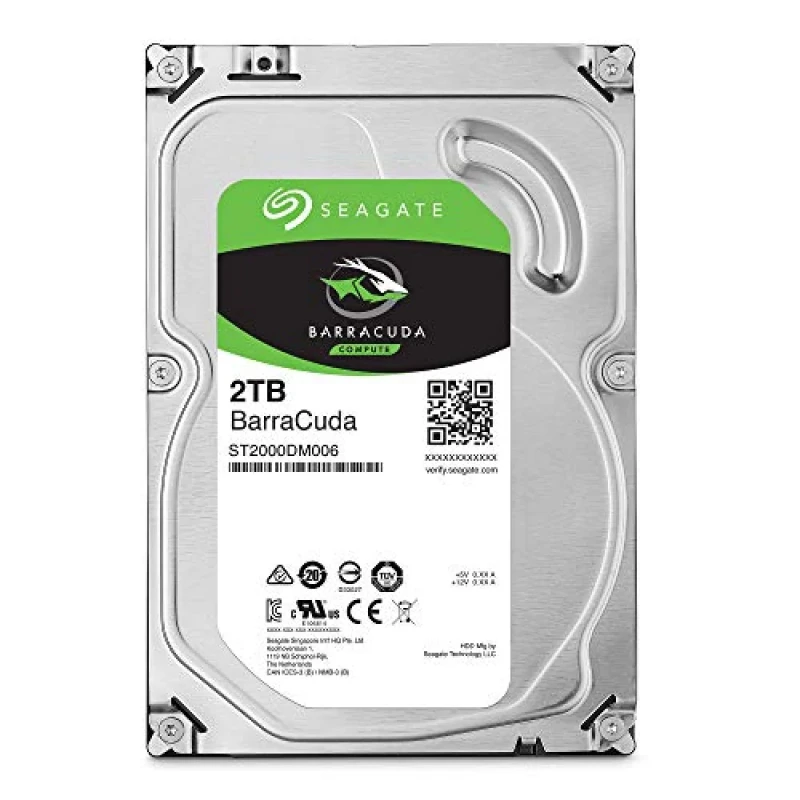 Seagate BarraCuda - 2 TB 7200 RPM, SATA 6.0 Gb/s, 3.5", 64 MB Cache memory - Featured Image