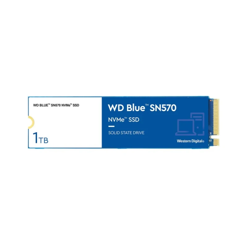 Western Digital Blue SN570 - 1 TB SSD, M.2 PCIe 3.0 X4, M.2-2280 - Featured Image