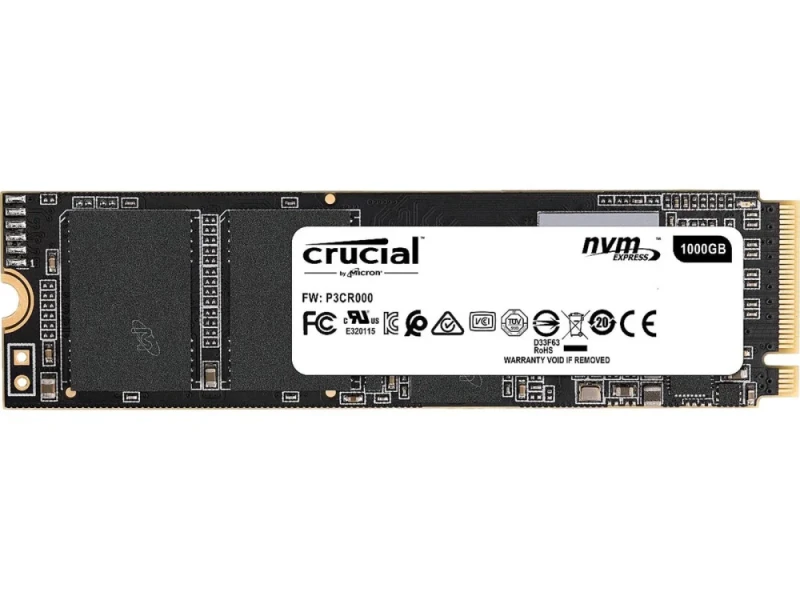Crucial P1 - 1 TB SSD, M.2 PCIe 3.0 X4, M.2-2280 - Featured Image