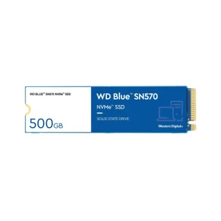 Western Digital Blue SN570 - 500 GB SSD, M.2 PCIe 3.0 X4, M.2-2280