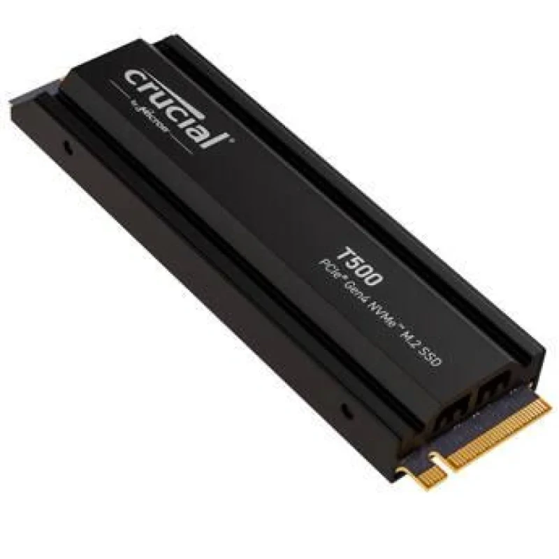 Crucial T500 W/Heatsink - 1 TB SSD, M.2 PCIe 4.0 X4, M.2-2280 - Featured Image