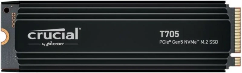 Crucial T705 W/Heatsink - 2 TB SSD, M.2 PCIe 5.0 X4, M.2-2280 - Featured Image