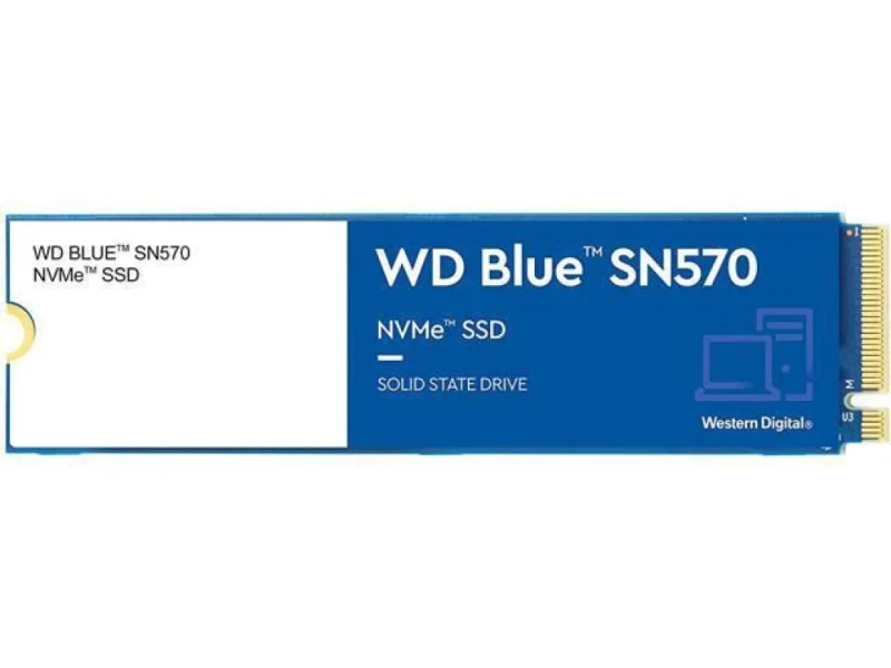 Western Digital Blue SN570 - 2 TB SSD, M.2 PCIe 3.0 X4, M.2-2280 - Featured Image
