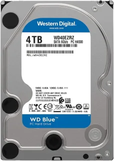 Western Digital Blue - 4 TB 5400 RPM, SATA 6.0 Gb/s, 3.5", 64 MB Cache memory