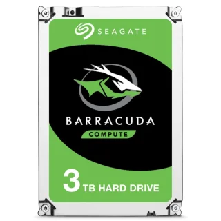 Seagate Barracuda Compute - 3 TB 5400 RPM, SATA 6.0 Gb/s, 3.5", 256 MB Cache memory