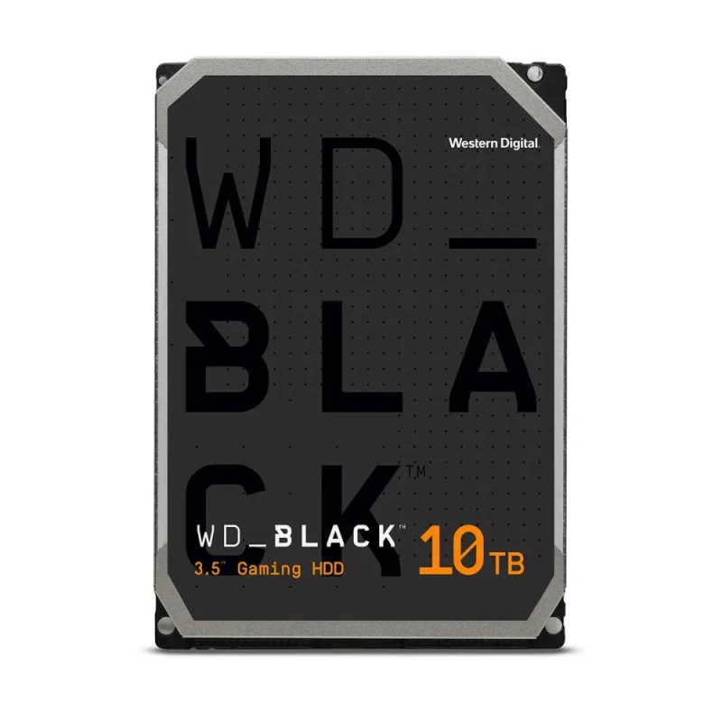 Western Digital WD_BLACK - 10 TB 7200 RPM, SATA 6.0 Gb/s, 3.5", 256 MB Cache memory - Featured Image