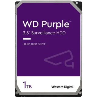 Western Digital Purple - 1 TB 5400 RPM, SATA 6.0 Gb/s, 3.5", 64 MB Cache memory