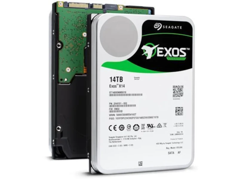 Seagate Exos X14 - 14 TB 7200 RPM, SATA 6.0 Gb/s, 3.5", 256 MB Cache memory - Featured Image