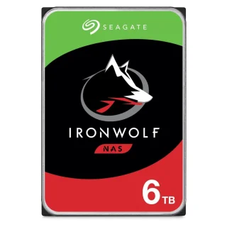 Seagate IronWolf NAS - 6 TB 5400 RPM, SATA 6.0 Gb/s, 3.5", 256 MB Cache memory