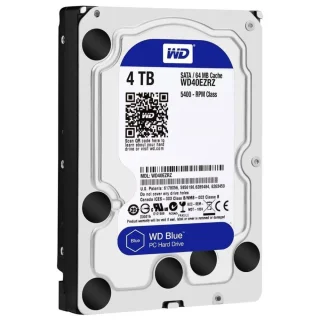 Western Digital Blue - 4 TB 5400 RPM, SATA 6.0 Gb/s, 3.5", 64 MB Cache memory