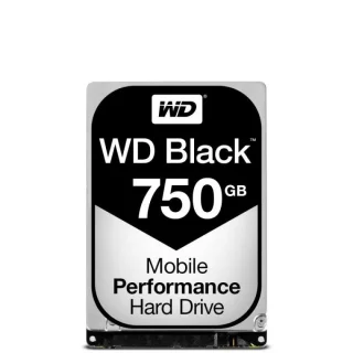 Western Digital Black - 750 GB 7200 RPM, SATA 6.0 Gb/s, 2.5", 16 MB Cache memory