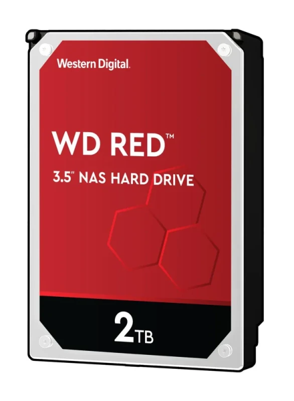 Western Digital Red - 2 TB 5400 RPM, SATA 6.0 Gb/s, 3.5", 256 MB Cache memory - Featured Image