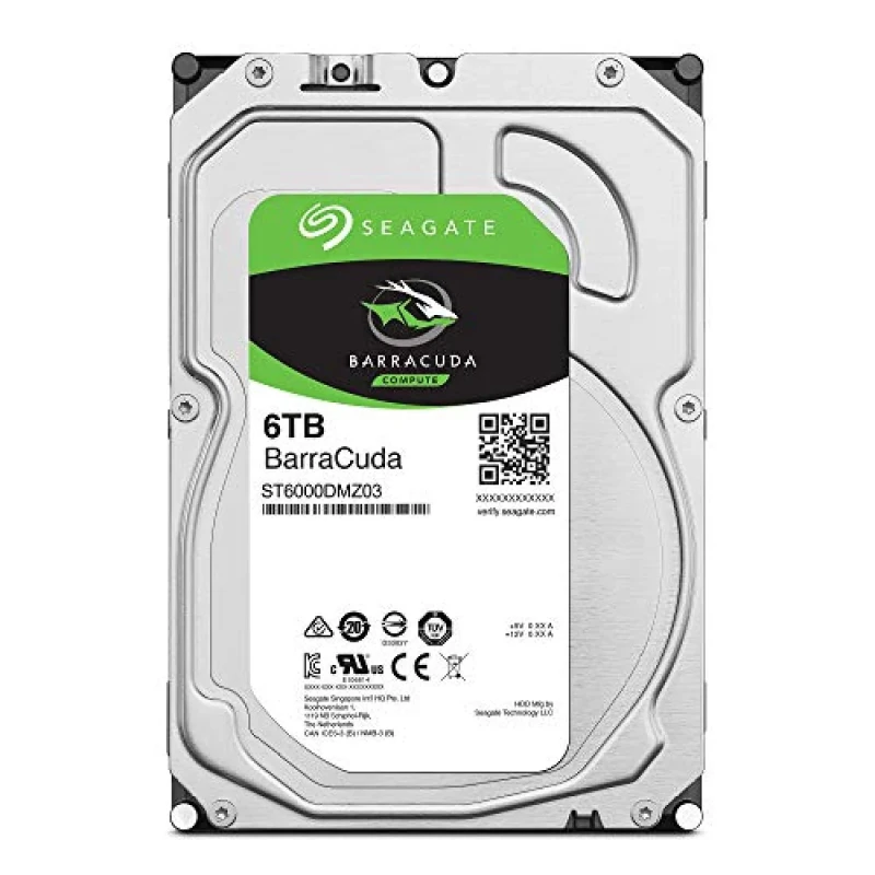 Seagate Barracuda Compute - 6 TB 5400 RPM, SATA 6.0 Gb/s, 3.5", 256 MB Cache memory - Featured Image