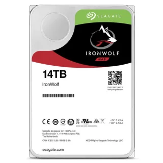 Seagate IronWolf NAS - 14 TB 7200 RPM, SATA 6.0 Gb/s, 3.5", 256 MB Cache memory