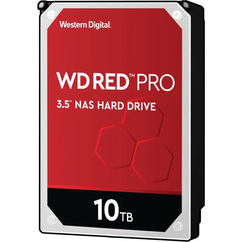 Western Digital WD Red Pro - 10 TB 7200 RPM, SATA 6.0 Gb/s, 3.5", 256 MB Cache memory - Featured Image