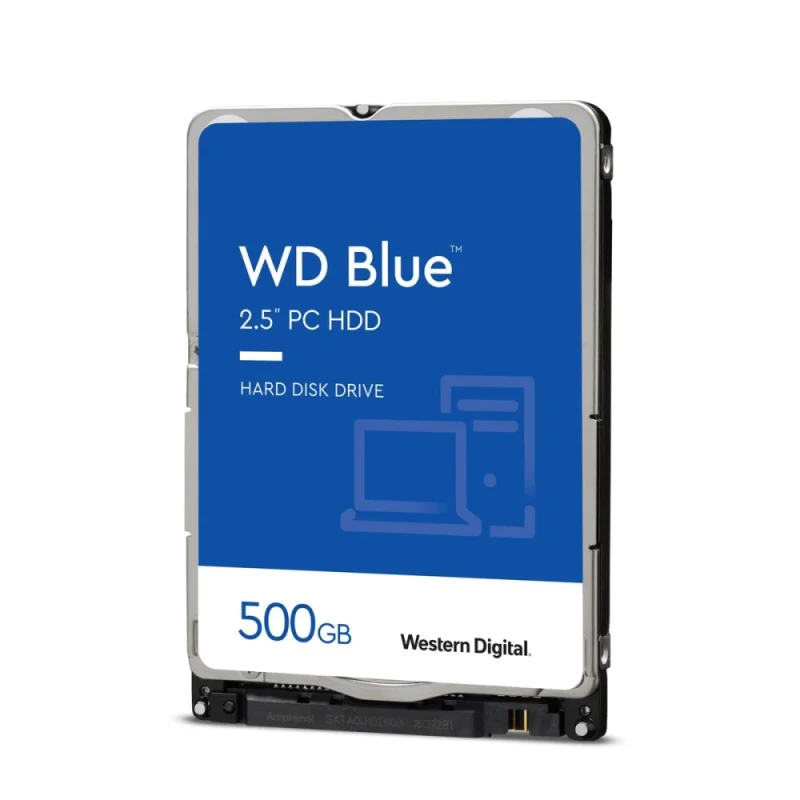Western Digital Blue Mobile - 500 GB 5400 RPM, SATA 6.0 Gb/s, 2.5", 128 MB Cache memory - Featured Image
