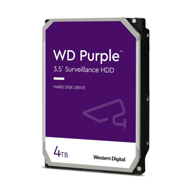 Western Digital Purple - 4 TB 5400 RPM, SATA 6.0 Gb/s, 3.5", 64 MB Cache memory - Featured Image