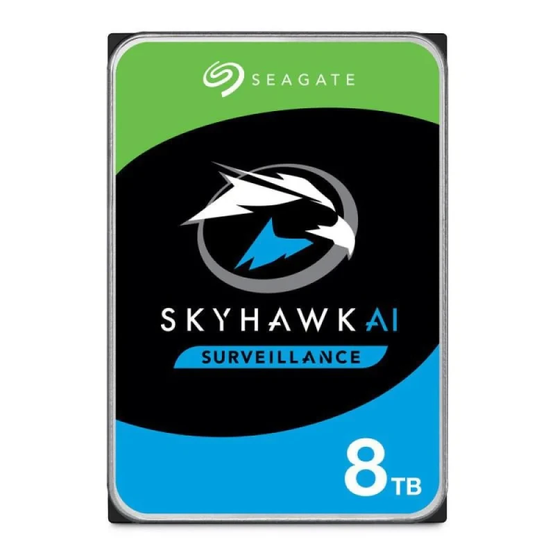 Seagate SkyHawk AI - 8 TB 7200 RPM, SATA 6.0 Gb/s, 3.5", 256 MB Cache memory - Featured Image