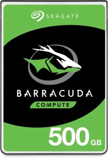 Seagate BarraCuda - 500 GB 5400 RPM, SATA 6.0 Gb/s, 2.5", 128 MB Cache memory