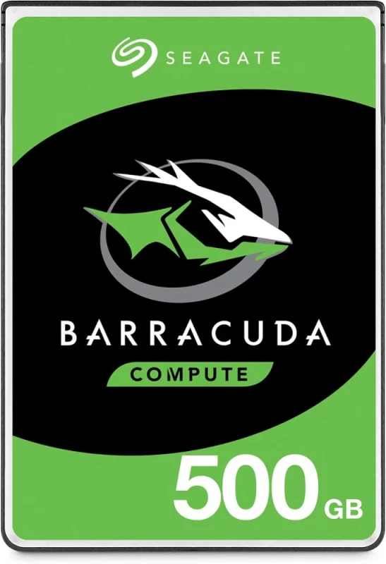 Seagate BarraCuda - 500 GB 5400 RPM, SATA 6.0 Gb/s, 2.5", 128 MB Cache memory - Featured Image